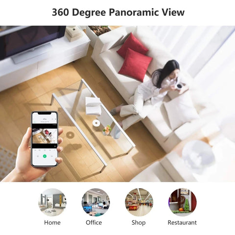 Audio Remote Home Monitoring 360°  IP Camera