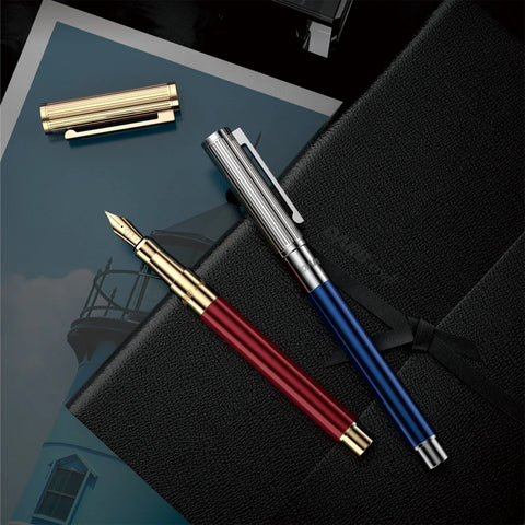 24K Gold Plating High Quality Business Office Metal Ink Pens Gift Classic