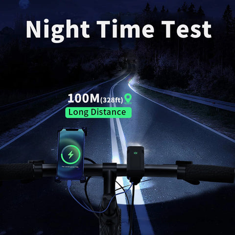 10000mAh 6-8 LED Bike Light USB Rechargeable