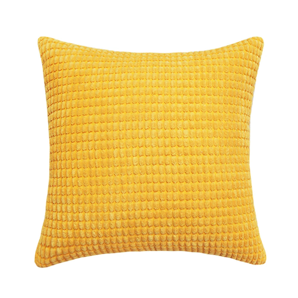 Soft Corduroy Cushion Cover Corn Striped Sofa Pillow Cover Nordic Home Decorative Throw Pillow Case Bed Couch Living Room Decor