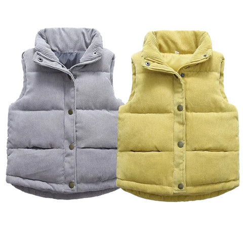 Kids Warm Vest  Winter Girls Boys