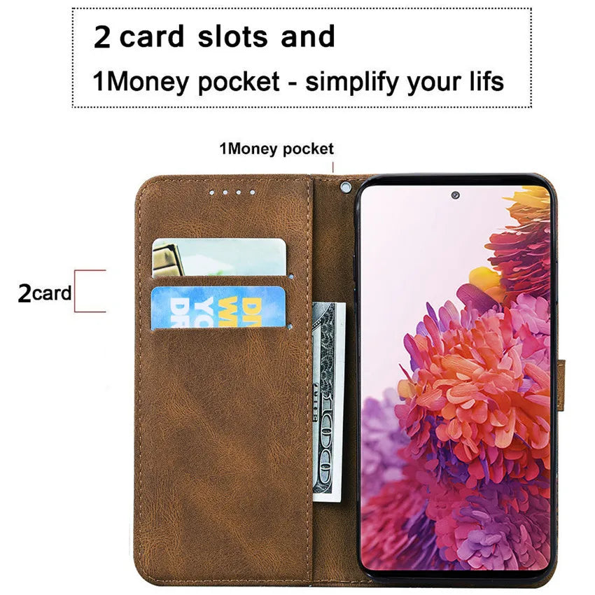 Butterfly Leather Flip Cover For iPhone