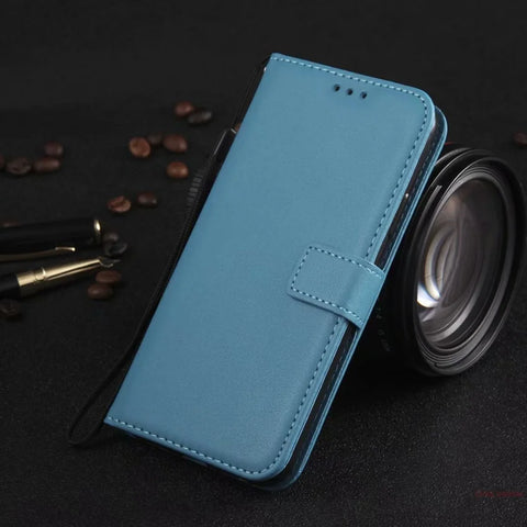 Leather Flip Wallet Case For Samsung Galaxy S7 Edge