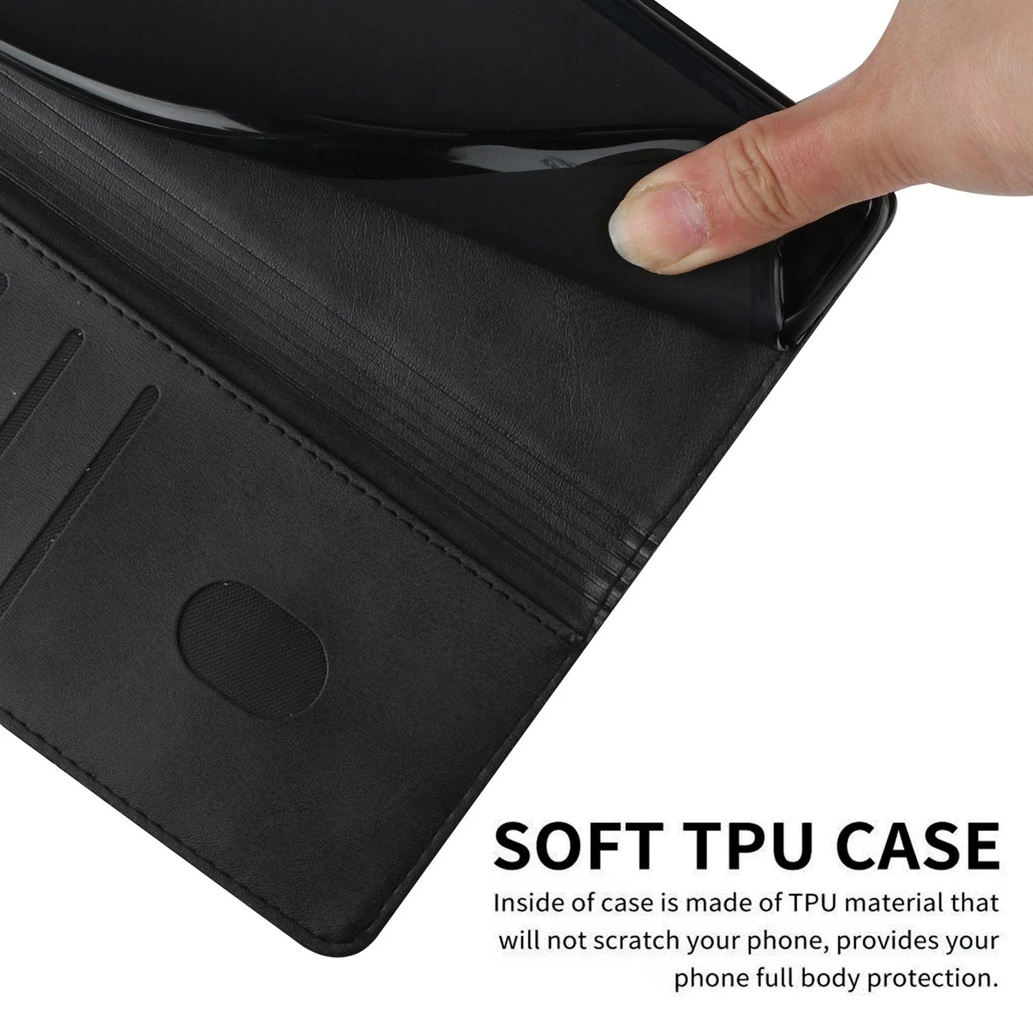 Leather Flip Case For Samsung