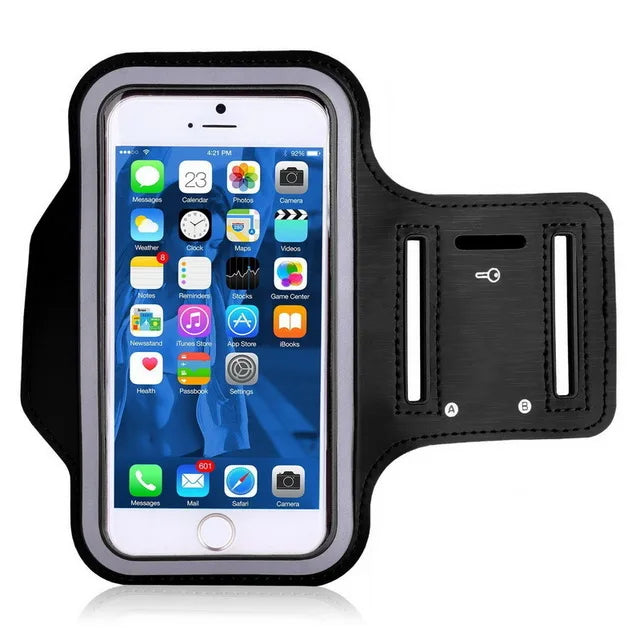 Men Women Running Phone Bags Waterproof Touch Screen Armbands Sports and Fitness Running Accessories for 4.5-6 Inch Smartphone