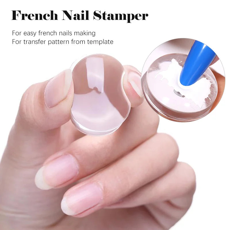 Nail Stamping Polish with Stamping Plate