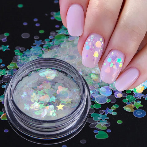 Spangles Glitter Decoration for Nails Art Design Manicure