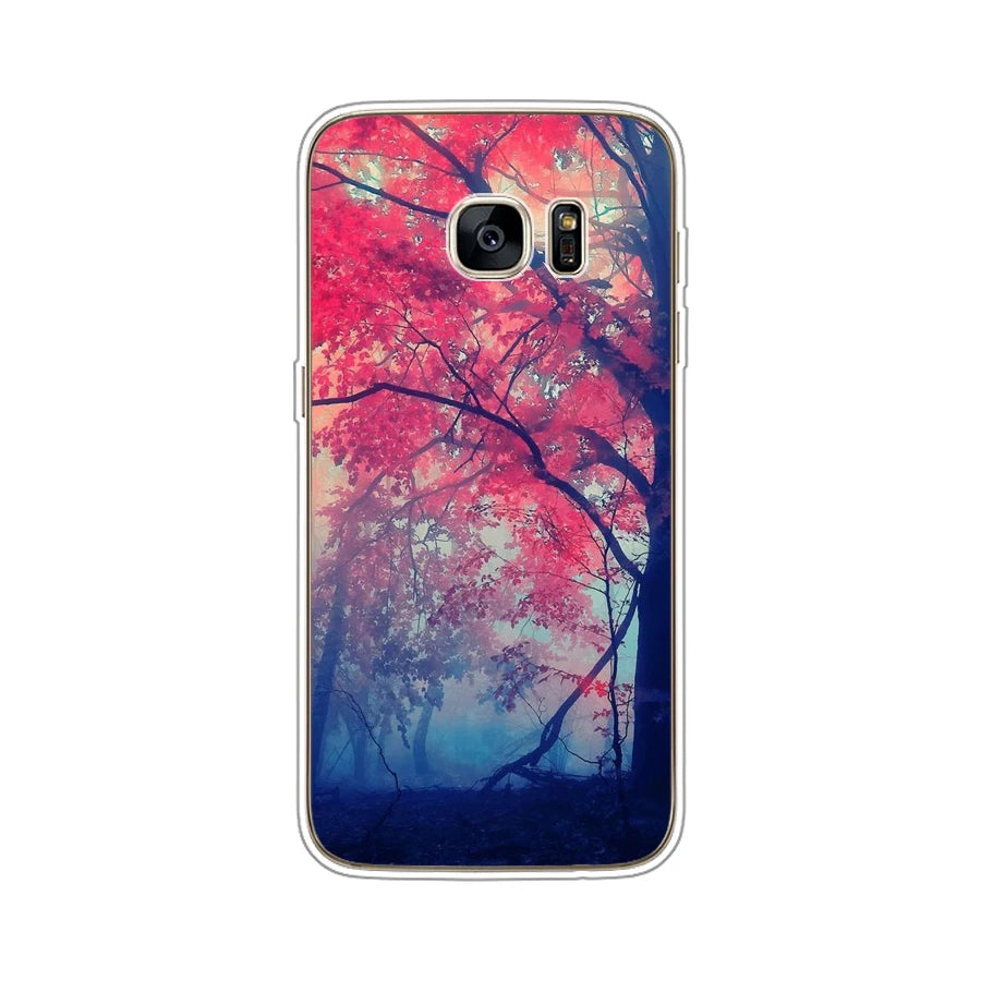 Soft TPU Phone Case For Samsung S7 edge