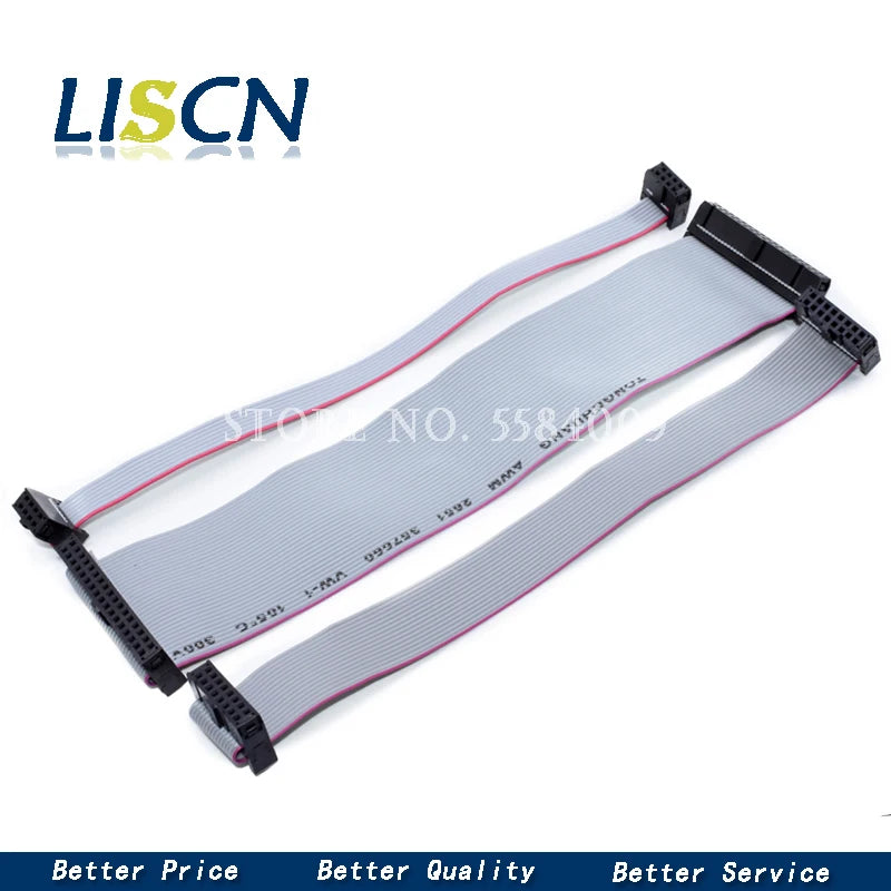 Connector Gray Flat Ribbon Data Cable