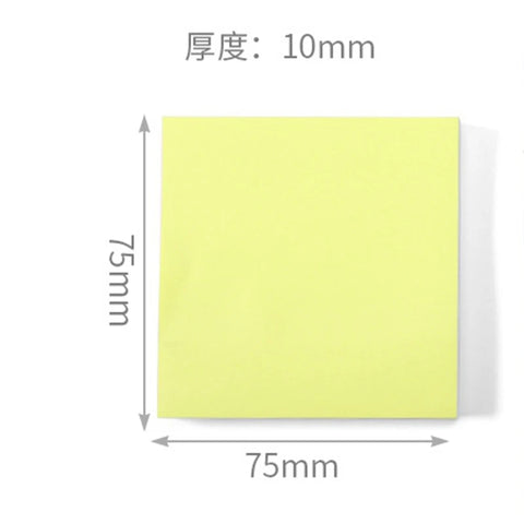 Sticky Notes Self-Sticky Annotation Waterproof Translucent Color Memo Pad