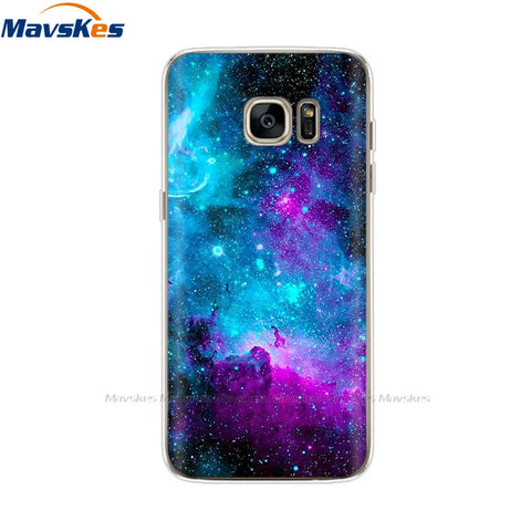 Cartoon Silicone Case For Samsung Galaxy S7