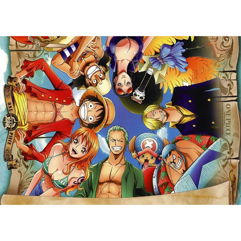 5D DIY Diamond Painting "One Piece Luffy" Embroidery Cross Stitch Mosaic Rhinestone Full Square/Round Drill diamond Home Decor