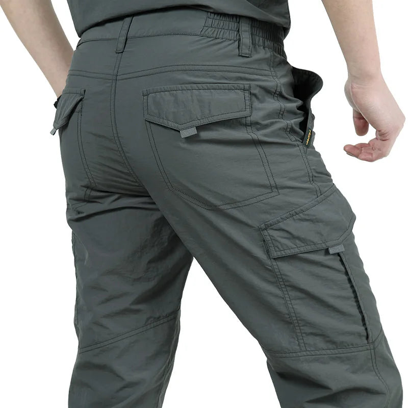 Army Military Long Trousers Male Waterproof Quick Dry Cargo Pants