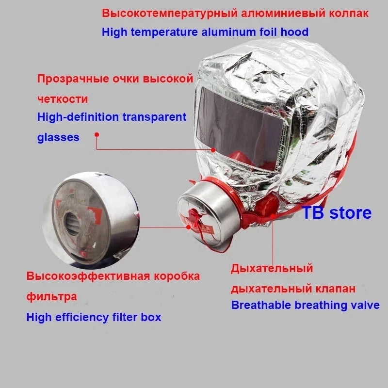 Anti-smoking Fire Respirator Dust Carbon Respirator Mask