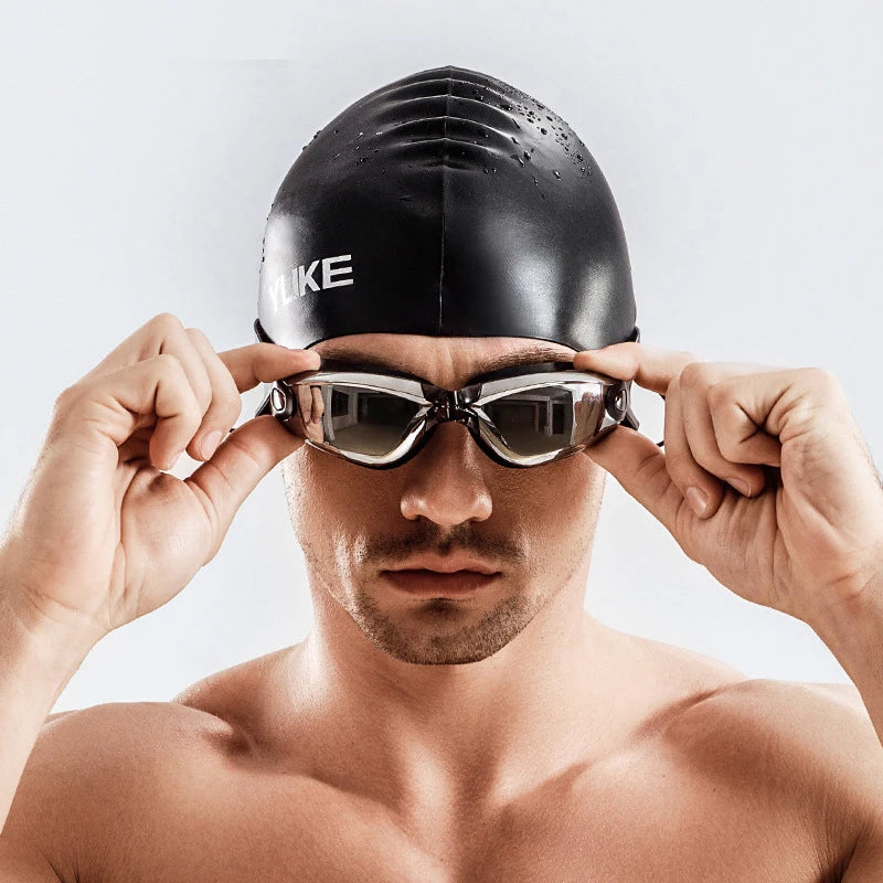 Swim Equipment Goggles with Ear-plug Cap Case