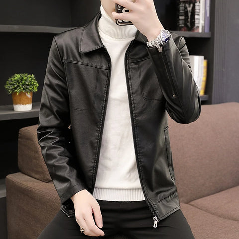 warm leather jackets men