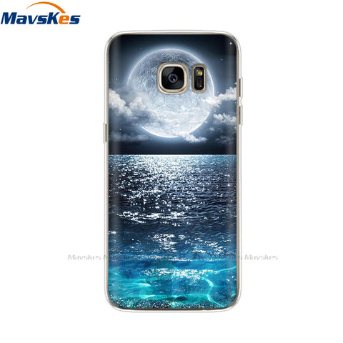 Cartoon Silicone Case For Samsung Galaxy S7