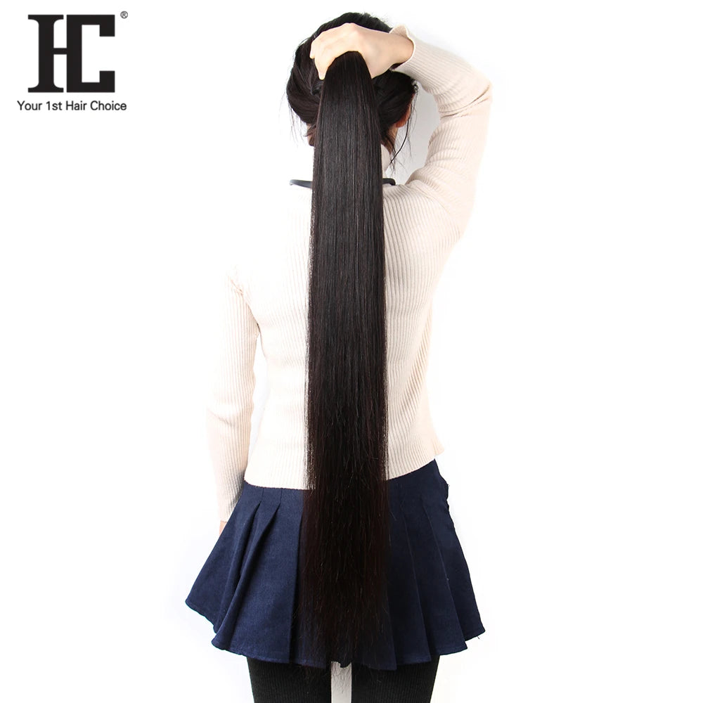 40 Inch Brazilian Straight Wave Bundles Human Hair Weave