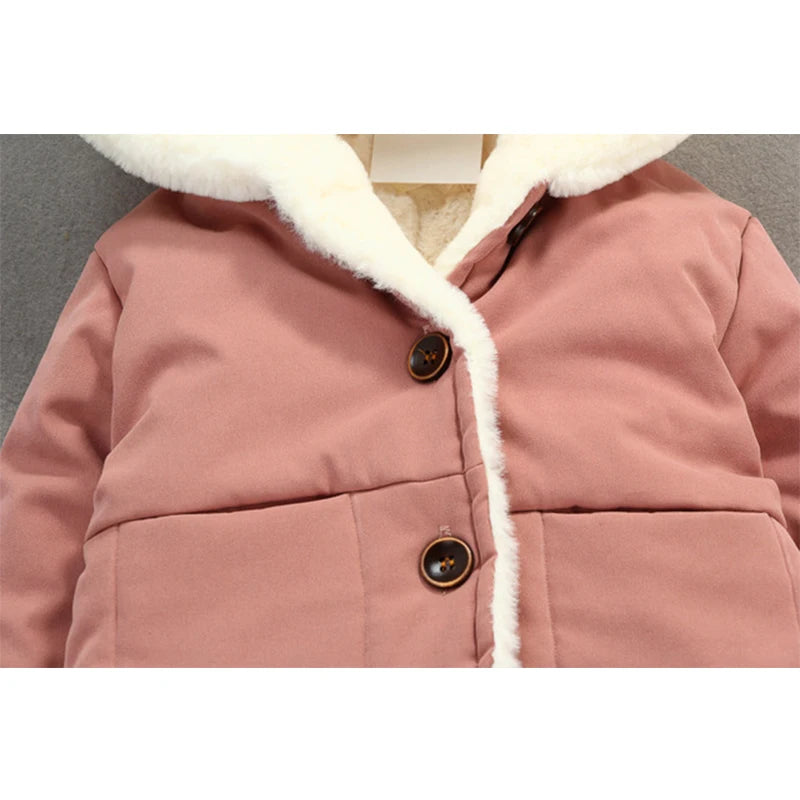 Cold Winter Baby Girls Jackets for Infants