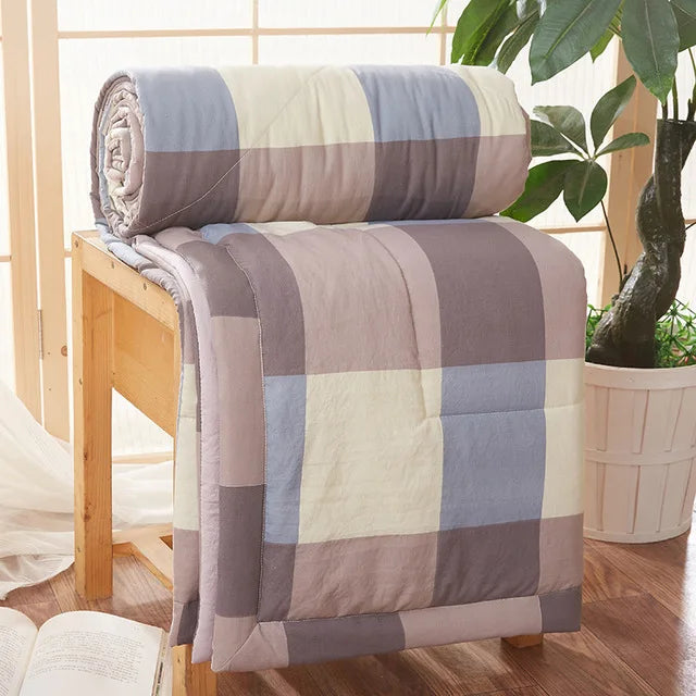 Soft Summer Quilt Breathable Throw Airplane Blankets