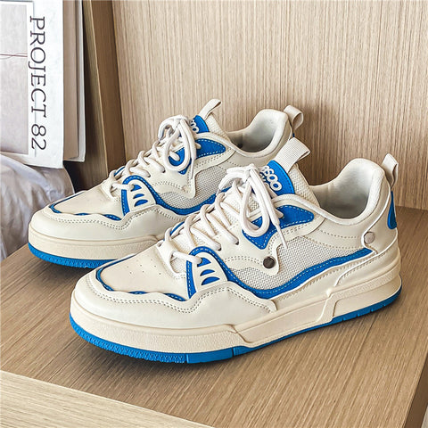 Men's Low-top Mesh Board Shoes Korean Casual - Nuri Shopping