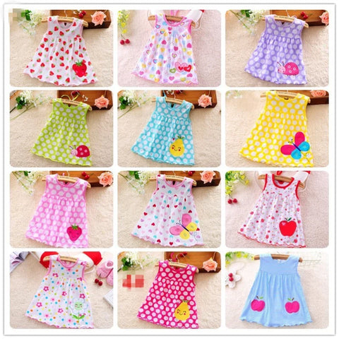 Cotton Princess Frock for Girl Clothing Girls Clothes 0-2 Years Skirt Toddler Dresses