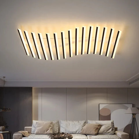 Nordic Art Line Acrylic Led Ceiling Chandelier Living Room