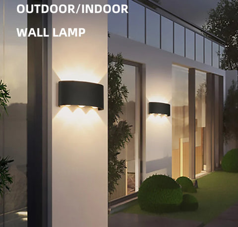 Up and Down LED Wall Lamp Waterproof IP65 Interior Wall Light For Bedroom Living Room Corridor Indoor Outdoor Lighting