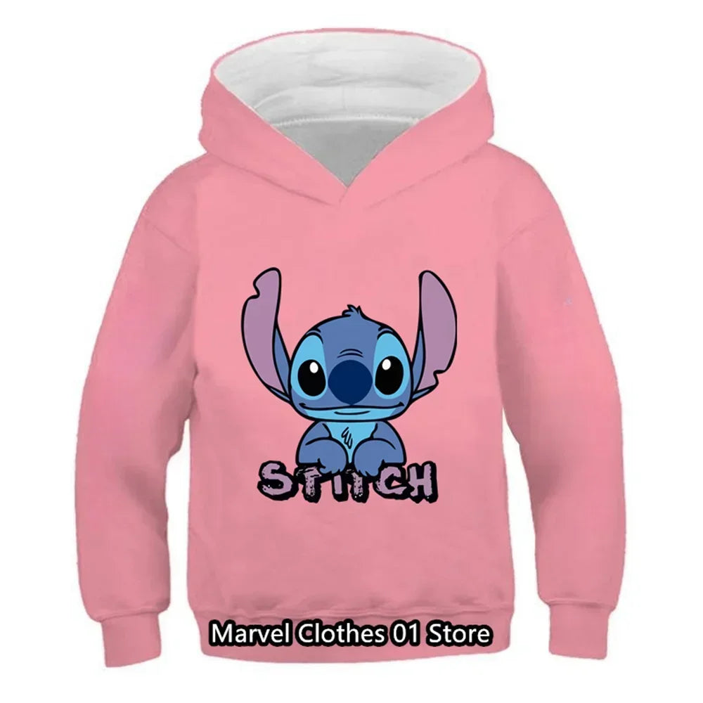 Children Hoodies Letter Cotton Kawaii Sweatshirt