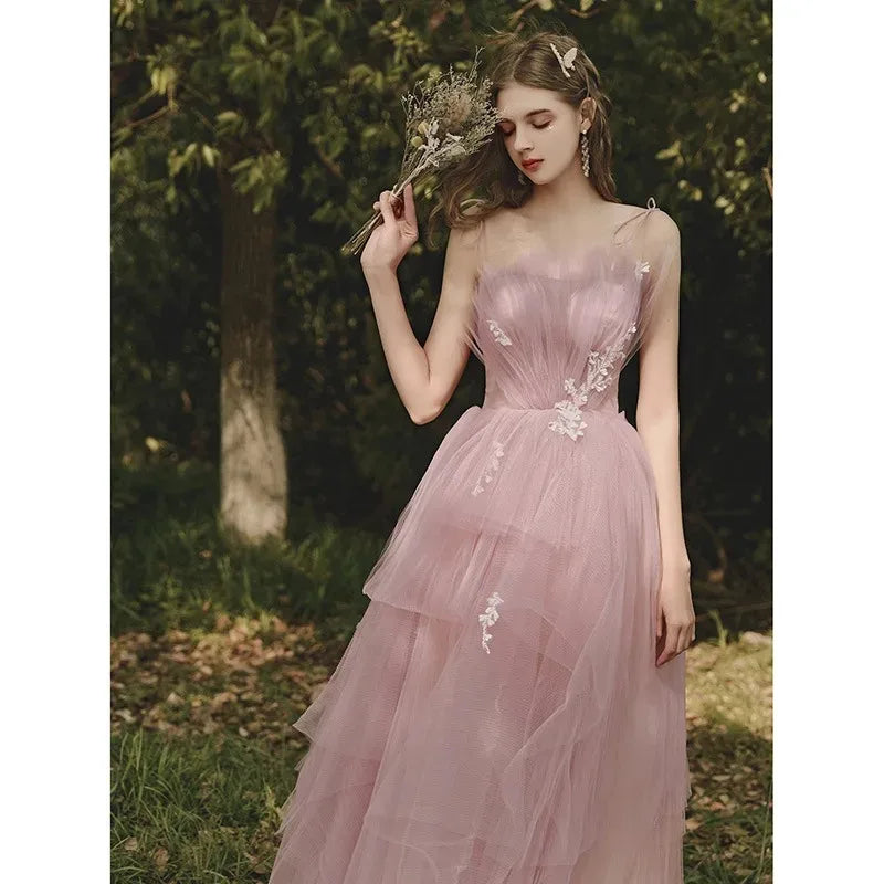 Long Skirt Elegant Ladies Banquet Prom Dress For Women