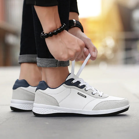 Fashion Men Sneakers Leather Casual Shoes