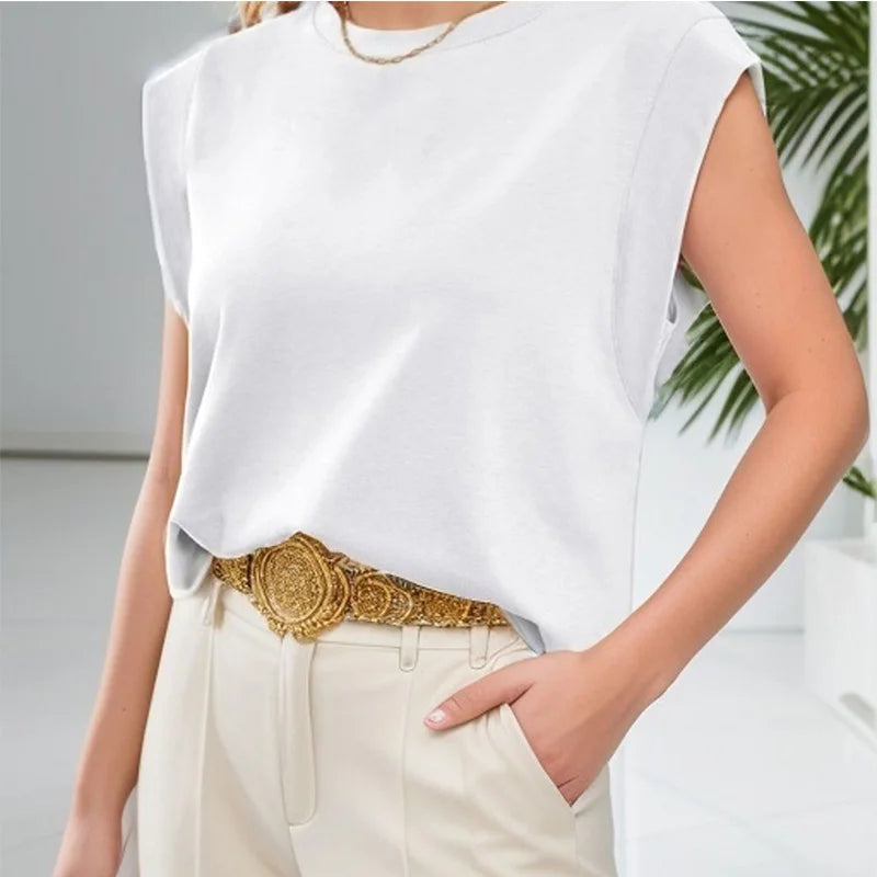 American Retro Loose Oversized High Waist T-shirts