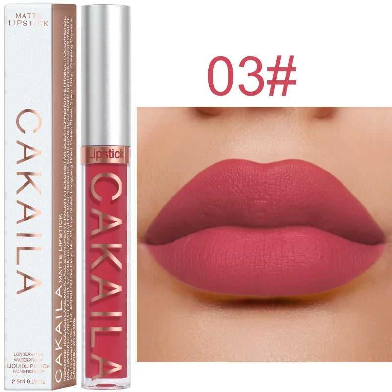 Matte Velvet Lipstick 18 Colors Lip Gloss Long Lasting