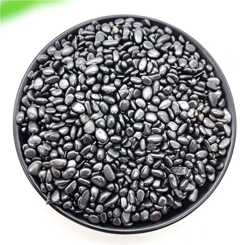 Natural Black Shungite Gravel Stone Crystal