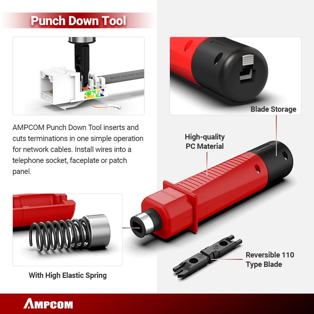 Crimper Lan Tester Tool Set