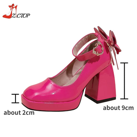 High Heels Women Luxury Chunky Shoes