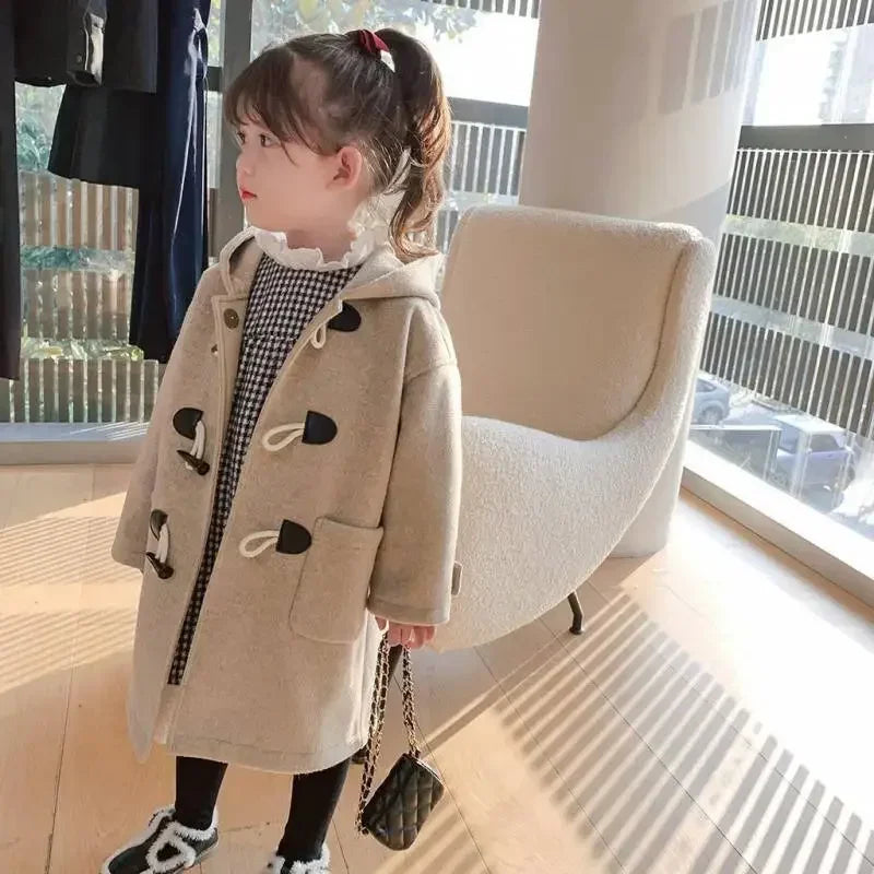 Girls Wool Coat Jacket