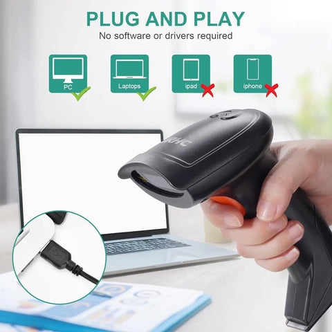 USB Laser Barcode Scanner