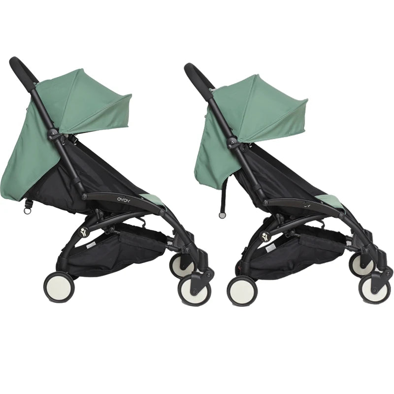 Baby Stroller Accessories 175° 2Pcs/Set Hood &Mattress