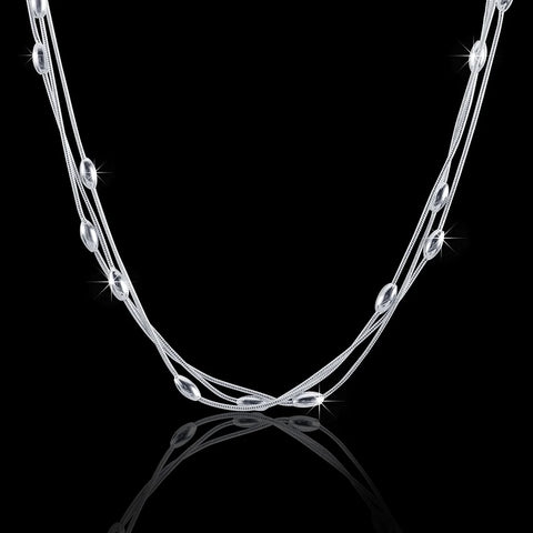 925 sterling silver Charms beads Necklace for women luxury fashion party wedding accessories Jewelry Christmas gifts