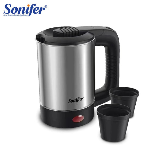 0.5L Mini Electric Kettle Tea Coffee Stainless Steel 600W Water Boiler Pot