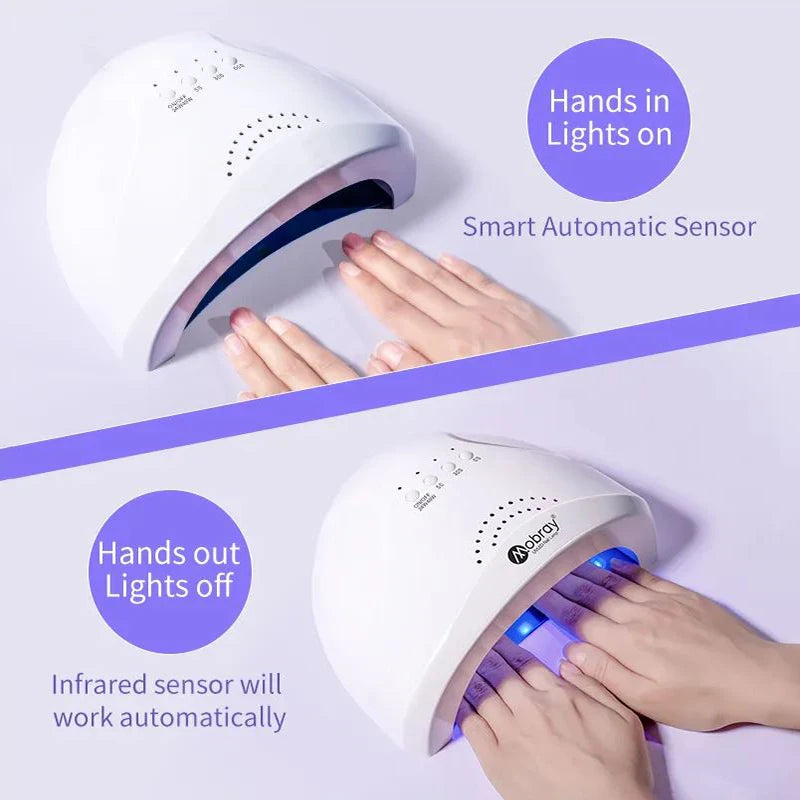 Nail Dryer Machine Nail Home Use Light Uv Gel Varnish Manicure Equipment Tools