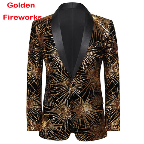 Glitter Blazer Men