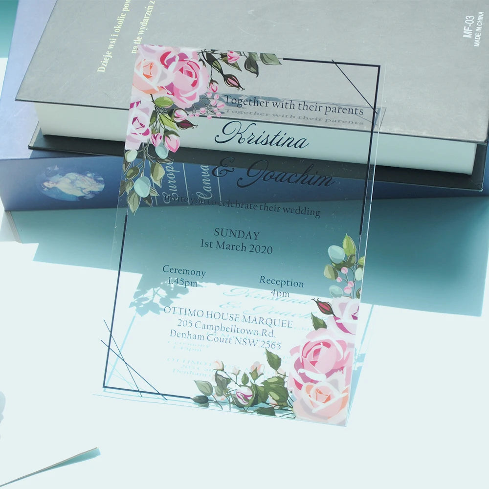 Custom Wedding Card Festival