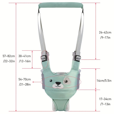 Baby Walking Harness Handheld Kids Walker Helper Toddler Infant Walker Harness Assistant Belt Child Learning Walk Support Assist