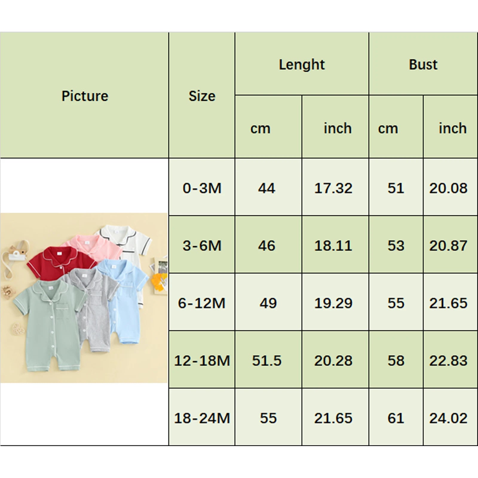 Newborn Baby Pajamas Rompers Turn-Down Collar Short Sleeve Sleepwear Overalls Toddler Buttons Pocket Infant Bodysuits Sleepwear