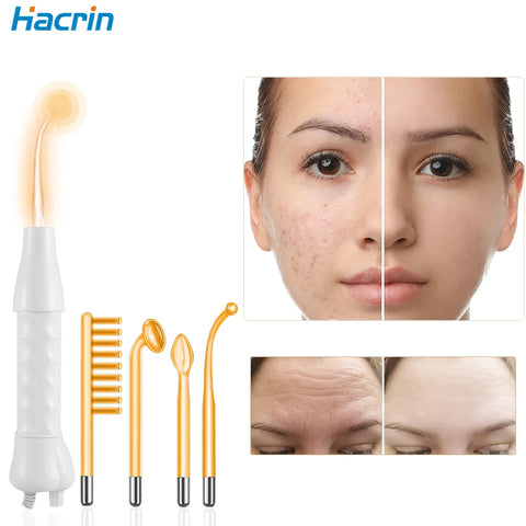 High Frequency Wand Portable Facial Electrotherapy