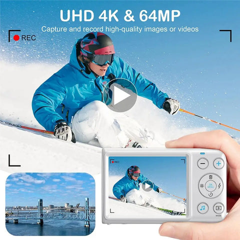 64MP Digital Camera for Photography