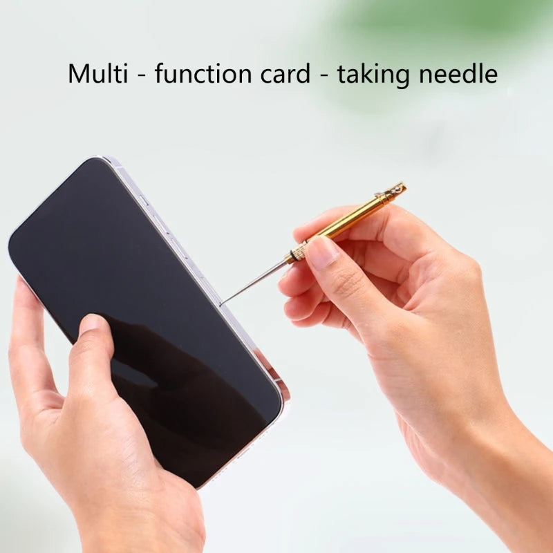 Anti-Lost Sim Card Pin Needle  Tool Phone Ejecting Pin Ejection Pin Keyring