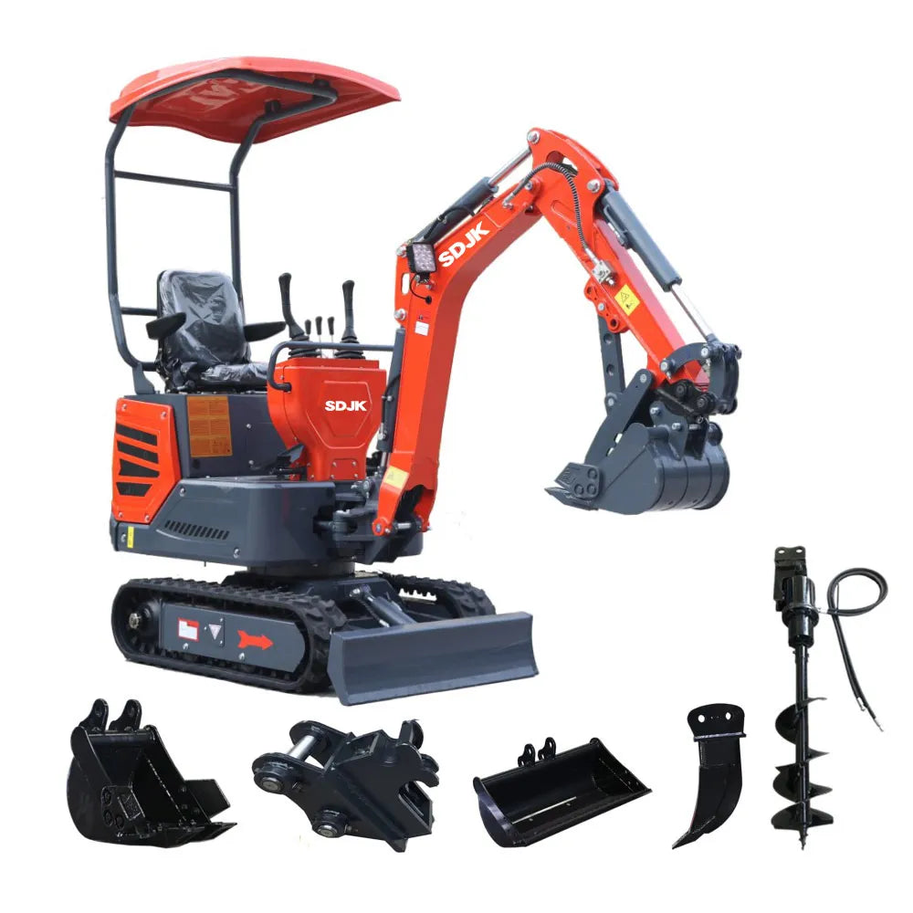 Agricultural orchard Mini Excavator 1000kg With Swing Boom 1T 2 ton Price EPA/EURO 5 Mini Digger Factory Customization For Sale